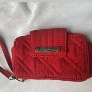 Vera Bradley Quilted Red Wristlet